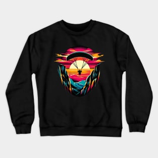 Paragliding Wings of Freedom Design Crewneck Sweatshirt